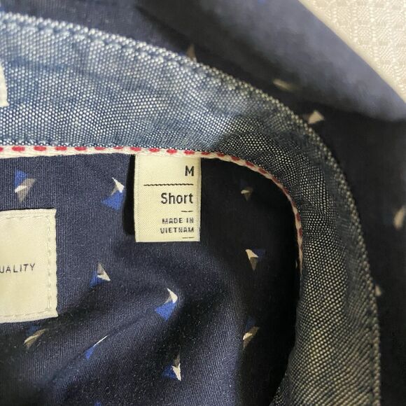 Hawker Rye Men’s Short Sleeve Button Down Shirt Size M Relaxed Fit - Picture 4 of 12